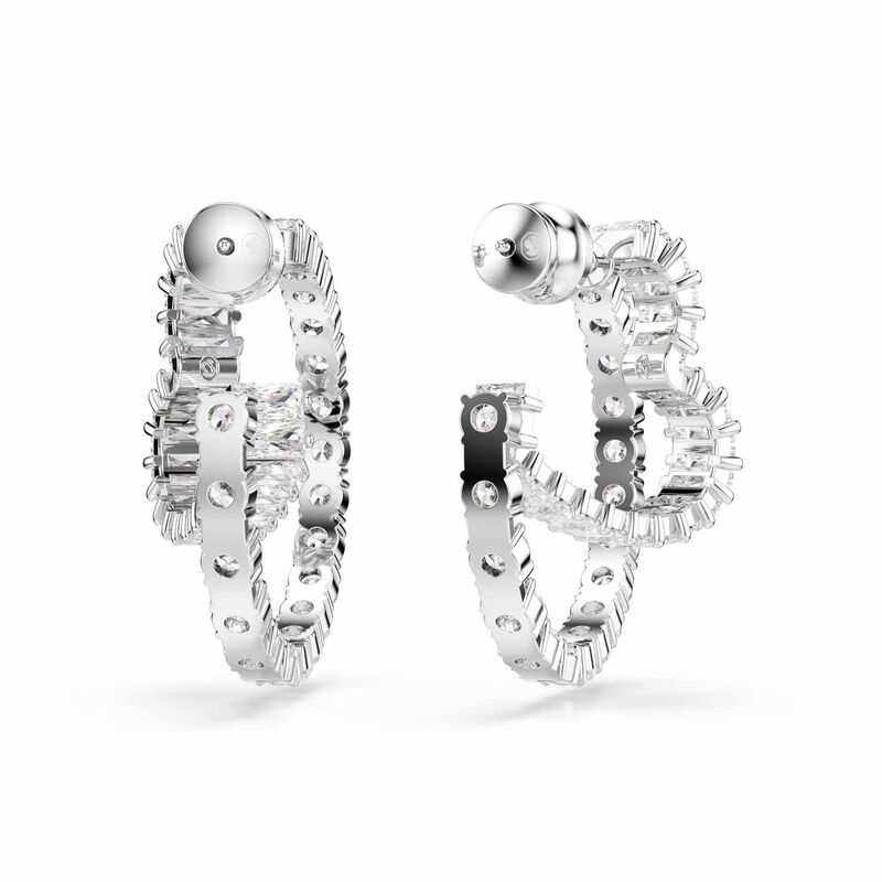 Swarovski Matrix Hoop Earrings image number 1